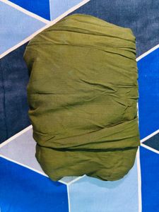 Olive Green Embroidered Kurta