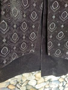 Velvet Black Festive Wear Boys Jodhpuri Sherwani