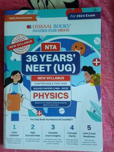 36 YEARS' NEET (UG) (Set Of 3)