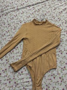 Long Sleeve Bodysuit Top