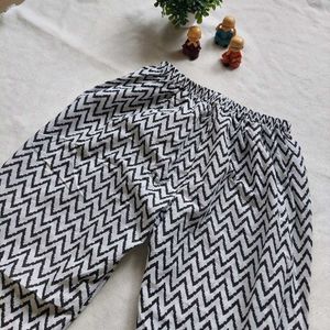 Black &amp; White Kurta Set