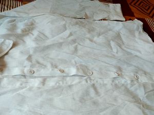 White Long Sleeve Button-Up