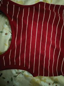 Red Striped Tank Top