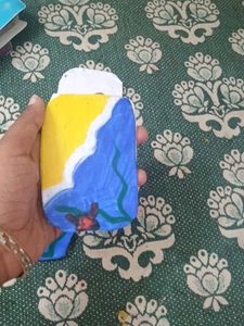 Hand-Painted Beach Coaster Bookmarks