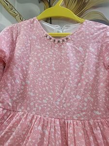 Girls Pink Tiered Dress