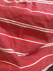 Red &amp; White Striped Button-Down