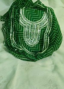 Jaipuri Gota Patti Dress Material Pure Cotton