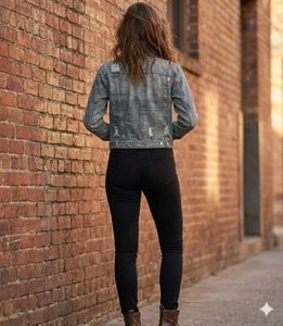 Denim Jacket it Fit to S And M