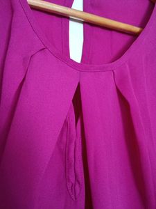 Pink Long Sleeve Top