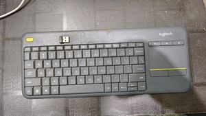Logitech k400 plus wireless touch keyboard.