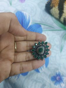 Green Stone Earrings