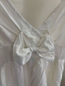 White Bow Top