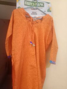 orange Kurta Set Clearance Sale 🔥🔥