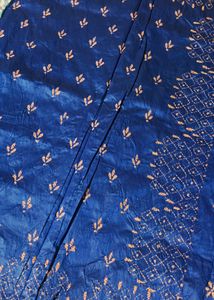 Embroidered Kantha Art Silk Saree