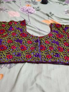 Cut Work Embroidered Blouse