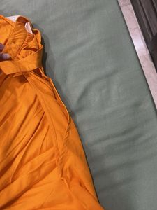 Elegant Orange Maxi Dress