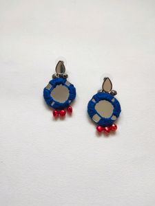 Mirror Embroidery Earrings-17