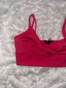 Hot Pink Crop Top