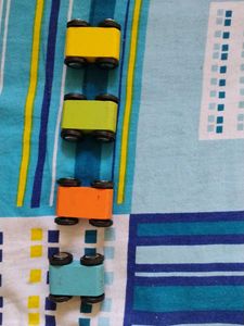 Kids Wooden Racing Car Track