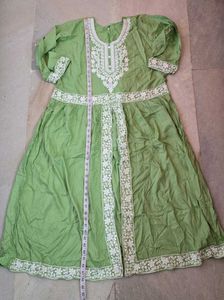 Mint Green Embroidered Salwar Kameez