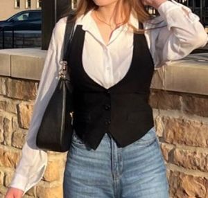 New‼️Black Vest Waistcoat XL