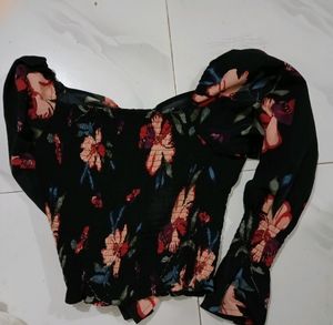 Black Crop Top