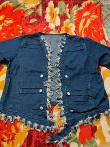 Distressed Denim Jacket