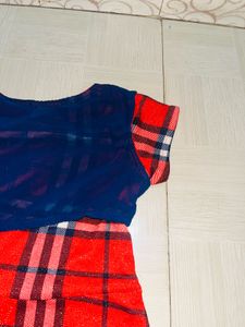 Plaid A-Line Dress