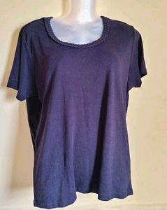 BOGO 🎁 Buy One Get 1🎁Size  L NavyBlue Casual Top