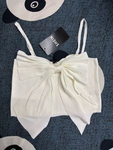 Ivory Bow Detail Cami Top