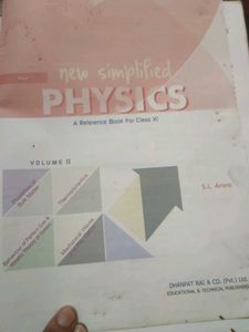 S L Arora Physics Book Class 11th