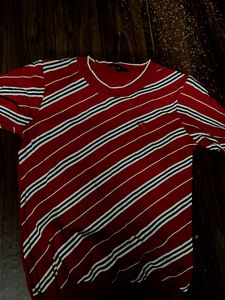 BROOKLYN Striped Short Sleeve