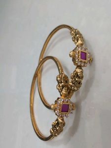 One Gram Gold nakshi Bangles Pair