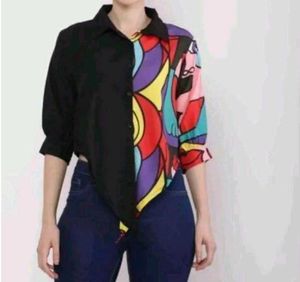 Unique Art Print Shirt