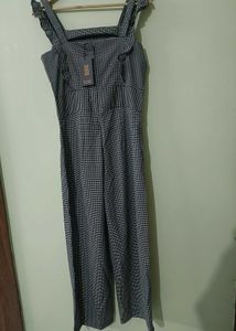 Checkered Maxi Jumpsuit