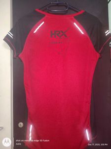 HRX Red &amp; Black Active T-Shirt