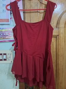 Littlebox Asymmetrical Sleeveless Top