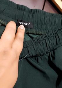 Sea Green Cargo Trouser Pant For 34 Waist