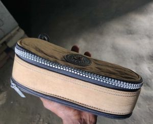 Kipling Expandable Beige Pouch