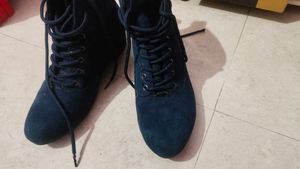 Navy Blue Boots