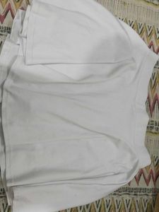 White skorts