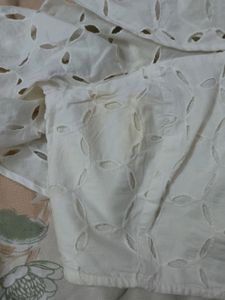 Cute White Single Strap Top