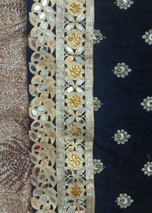 (Buy 1 Get 1free) Embroidered Velvet Kurt( 2 Pise)