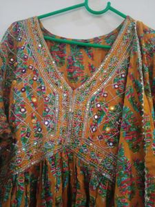 beautiful partywear Printed Kurta Set