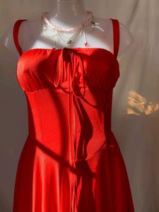 Red Midi Dress