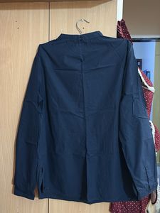 Navy Blue Long Sleeve Top