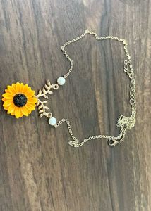 Sunflower Pendant Necklace