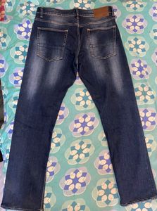 Celio Navy Blue Distressed Jeans ( Never Used )