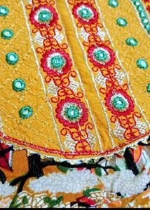 Yellow Floral Kurta Set