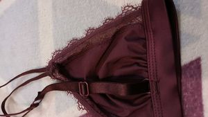 New One Piece Satin Bra...30 32